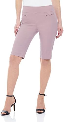 Rekucci Women's Ease into Comfort Pull-On Modern City Shorts