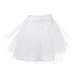 Remedios Kids Mini 3 Layers Wedding Flower Girl Petticoat/Underskirt/Crinoline, Child (waist ca.20-28inch) White