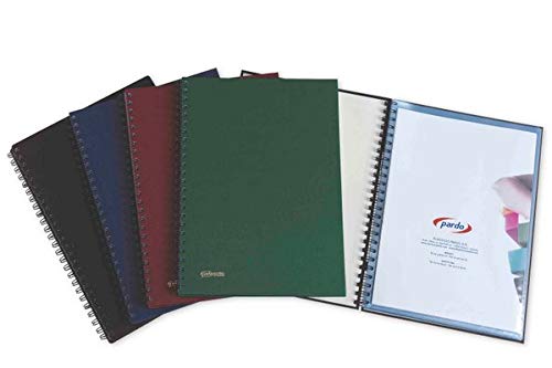 Pardo 902001 – Folder Lined 20 Extra Plastic Sleeves, Black