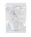 Darice VL2045-01 Flower Girl Basket, White, Set of 3
