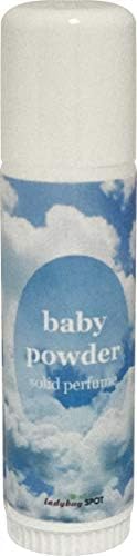 Natural Solid Perfume 1/2 oz Jumbo Size Twist Tube (Baby Powder)