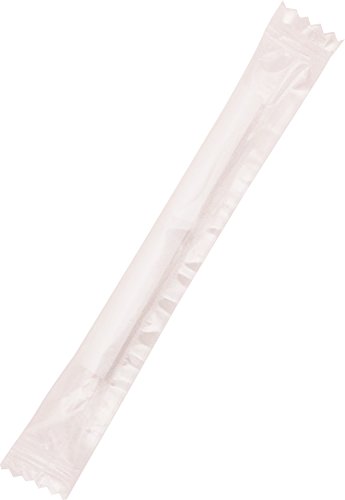 251D アルコール検知器用ストロー 検知器用ストレート500本(個包装)口径6mm×7cm