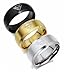 Bling Me! 2 Pack Titanium Stainless Steel Superman Ring