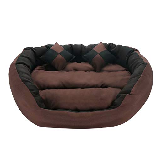 Threed eyes Pet Dog Bed,Machine Washable Dog Bed for Small＆Medium Dogs,Cozy Puppy Dog Beds Medium