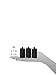 Diane Foam Hair Rollers, 1.25-Inch Diameter, Soft and Durable Foam with Snap-Lock Closure for Comfortable Styling and Long-Lasting Curls, Black, 8 Count