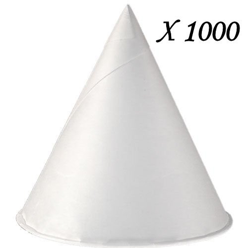 1000 Konie 4.5 oz Cone Water Cups - 1 Konie-Pack of 5 Sleeves