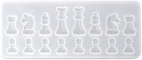Luntus International Chess Shape Silicone Mold DIY Clay Uv Epoxy Resin Mold Pendant Molds for Jewelry