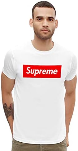 Uptown 18 Graphic Printed T-Shirt for Men | Supreme T-Shirt | Half Sleeve T-Shirt | Round Neck T Shirt | 100% Cotton T-Shirt | Rakhi Gift for Brother & Sister