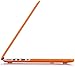Kuzy A1398 Rubberized Hard Case Cover for MacBook Pro 15.4-Inch with Retina Display - Aluminum Unibody - Orange