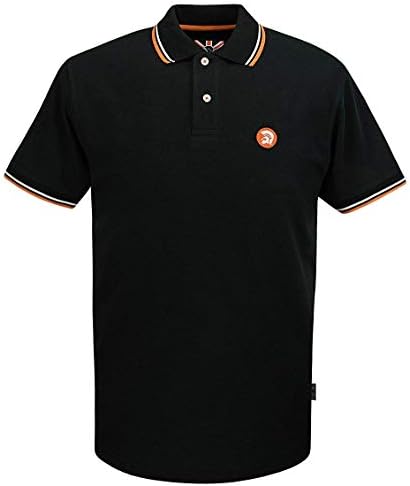 Trojan Records Mens Retro Mod Polo Shirt - TR8214 Black