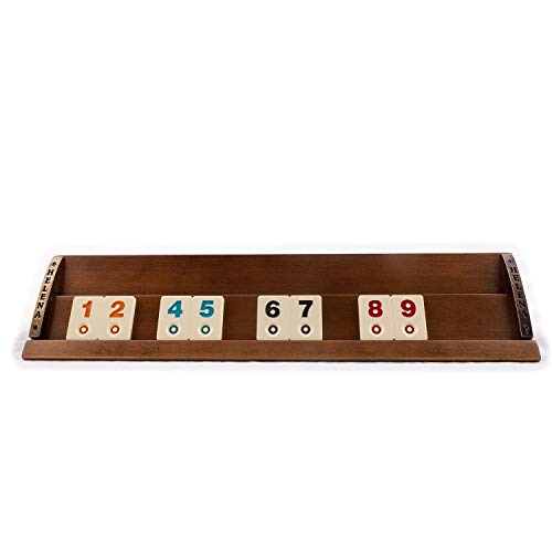 Helena wood art Straight Rummy - Wooden Rummikub Game Set - Thumbnail 4