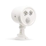 Fox&Summit WiFi Outdoor Motion Triggered Spot Light, WiFi Enabled Battery Operated Smart Sensor, No Hub Required