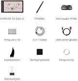 HUION Kamvas 13 Gen 3 Drawing Tablet with Screen 13.3 inch sRGB 99% view 8