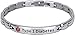 Smarter LifeStyle Elegant Medical ID Bracelets - Surgical Grade Steel for Women, Diabetic Bracelet