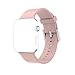 42mm Apple Watch Sport Band, iXCC Soft Silicone Replacement Band Strap with Quick Release Buckle Clasp for 42mm Apple Watch Series 3, Series 2, Series 1 - Pink