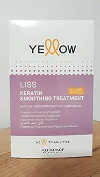 Yellow keratin smoothing treatment Clearance