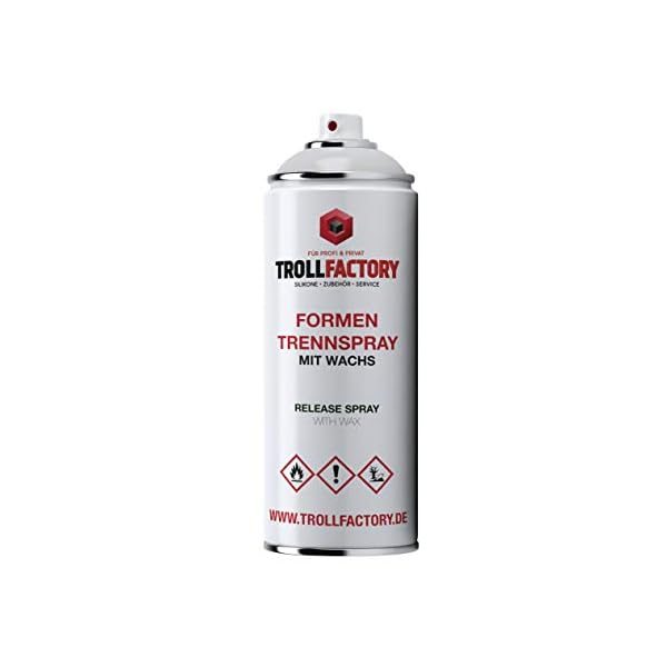TFC Formen Trennspray mit Wachs fÃ¼r Epoxid Giessharz, Polyesterharz, PMMA und Polyurethane | silikonfrei | 400ml – Bild 3