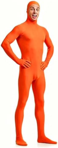 Body De Spandex De Cuerpo Entero Con Cara Abierta | Unisex Y Elástico | Ideal Para Cosplay, Halloween Y Eventos