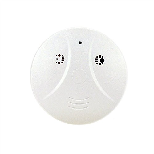 XJ-CAM Hidden Spy Camera Smoke Detector 1280x960 HD DVR Security Nanny Cam Auto Video Recorder with Remote
