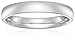 Amazon Collection Standard Comfort Fit Platinum Gold Wedding Band, 4mm
