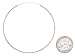 Extra Large Sterling Silver Hinged Continuous Endless Hoop Earrings, (1.2mm Tube) (70mm)