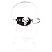 Plinrise Pure Cotton Amblyopia Eye Patch For Glasses,Treat Lazy Eye,Amblyopia And Strabismus,Children Eye Patch With Cartoon Sticker (Skull,Right)