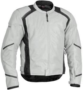 Firstgear Mesh Tex Jacket - X-Large/Silver/Black