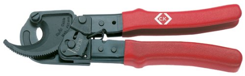 C. K Tools 430007 Ratcheting Cable Cutter for Cable up to 32mm, 10-1/2-Inch OAL