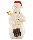 Lenox Snowman with Shovel Holiday Figurine