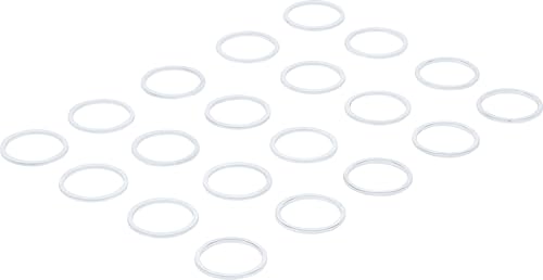 Sealing ring assortment, diameter 20 / 23.5 mm, 20 pieces.