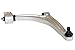 Prime Choice Auto Parts CAK404 New Front Passenger Side Lower Control Arm with Ball Joint