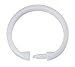 kieragrace O Snap Shower Curtain Rings (Set of 12), White