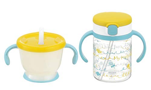 Photo 1 of Richell Straw mag Set Yellow 6 Months~