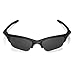 Walleva Black Polarized Replacement Lenses for Oakley Half Jacket XLJ Sunglasses