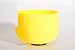TOPFUND Yellow E Note Crystal Singing Bowl Solar Plexus Chakra 8 inch with Heavy Duty Carrying Case and Suede Mallet