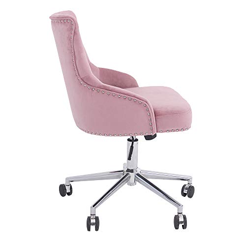 DMF Furniture Home Office Chair with High Back, Modern Design Velvet