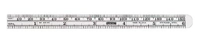 General Tools 305ME 6 x 15/32 Flex Precision Stainless Steel Rule