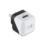 UNU Wall Charge(24W 1-Port 1A iPhone Charger [Black] / USB Wall Charger with Plug) Apple Charger for iPhone 6s / 6 / 5s, iPad Air / mini, Samsung Galaxy S6 / Edge / Plus, Portable Chargers and More