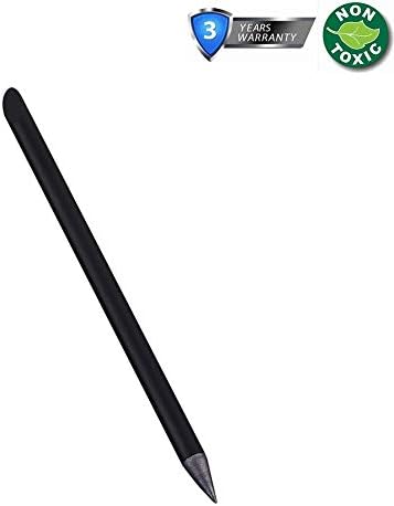 Inkless Eternal Metal Pen XLGX Alloyed Metal Tip Handwriting Clear and Durable Writing Office Sign Child Writing Pen Collectible Gift (Black)