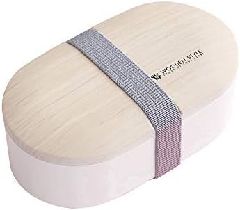 DIYOO Bento Box Sealed Lunch Box Lunch Box Bamboo School Lunch Box Wheat Picnic White