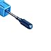 MZCMSL Blue Nano Coating Carbide Nail Drill Bit for Acrylic Nails,Medium Grit Nail Art Tool