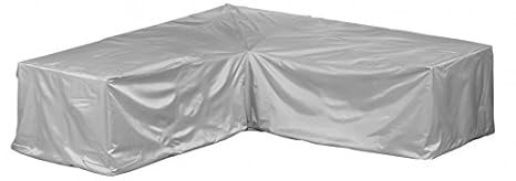 Gartenmöbel Abdeckung / Schutzhülle L-Form - Premium Plus Leicht L (255 x 255 x 70 cm) wasserdicht, winterfest, atmungsaktiv 