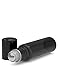 6 Pack - Empty Roll on Glass Bottles [Stainless Steel Roller] 10ml Refillable Color Roll On for Fragrance Essential Oil - Metal Chrome Roller Ball - 10 ml 1/3 oz - Black Color