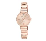 Anne Klein Women's Diamond Dial Rose Goldtone Polished Bracelet Watch