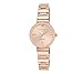 Anne Klein Women's Diamond Dial Rose Goldtone Polished Bracelet Watch