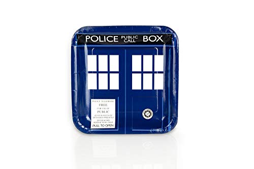 Underground Toys Doctor Who Large Party Plates, Set of 8