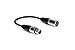 Hosa DMX-106 XLR5M to XLR3F DMX-512 Adaptor Cable, 6 Inch primary