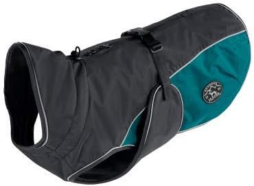 HUNTER Dog Coat Uppsala Cozy, 30 cm anthracite/teal, 3X-Small