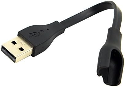 Xiaomi Mi Band 2 Charging Cable Solid Black USB Charger Cable OD 2.8mm Fast Charger Adapter For XIAOMI Band 2 Wristband Bracelet ( Color : Black )