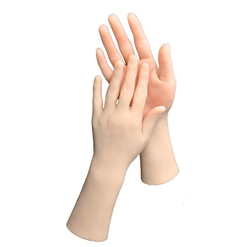 Silicone life size female hand mannequin dummy arbitrar…